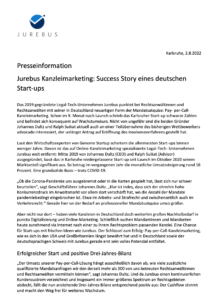 Presseinformation zur Success-Story von Jurebus