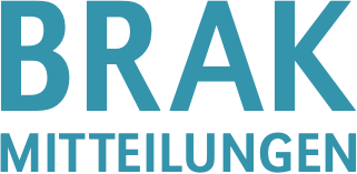 Logo der "BRAK Mitteilungen"
